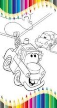Super Car Coloring Book McQueen游戲截圖3