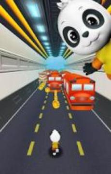 Panda Dash Fever: Crazy Speed City Run游戲截圖1