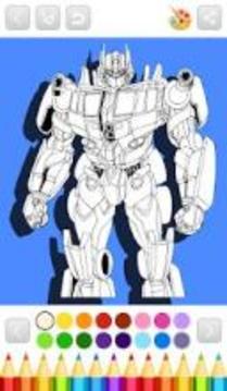 Robot Transform Coloring Book游戲截圖2