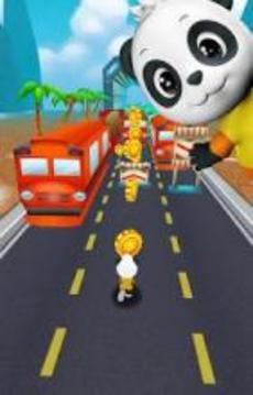 Panda Dash Fever: Crazy Speed City Run游戲截圖4