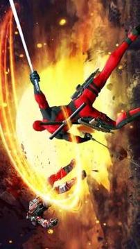 Dead Red superhero Pool Mafia Iron Hero City fight游戲截圖3