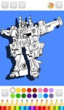 Robot Transform Coloring Book游戲截圖3