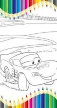 Super Car Coloring Book McQueen游戲截圖2
