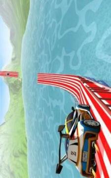 Extreme Mega Ramp GT Stunt: City Rooftop Rally Car游戲截圖5