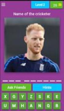 Guess the Cricketers Name Quiz游戲截圖3
