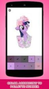 My Pony - Color by Number Pixel Art Game游戲截圖2