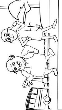 Superhero Motuuu Patloo Coloring Book游戲截圖5