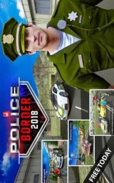Border Police Chase Simulator 2018游戲截圖2