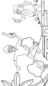 Superhero Motuuu Patloo Coloring Book游戲截圖1