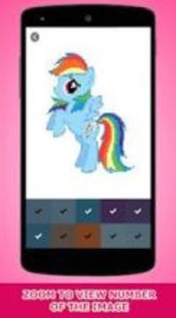 My Pony - Color by Number Pixel Art Game游戲截圖5