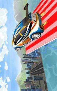 Extreme Mega Ramp GT Stunt: City Rooftop Rally Car游戲截圖2