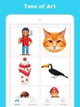 Color by Number - Pixel Art(Coloring Book Free)游戲截圖3