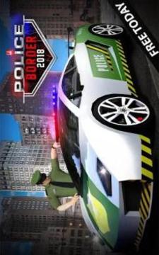 Border Police Chase Simulator 2018游戲截圖1