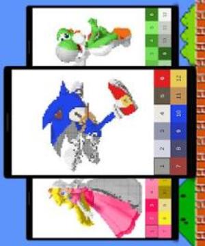 Color by Number: Gaming Pixel Art游戲截圖3