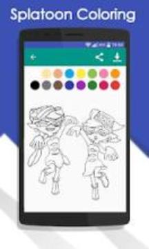 Splatoon Coloring游戲截圖1