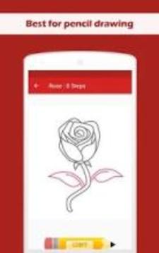 How To Draw a Rose Step by Step游戲截圖3