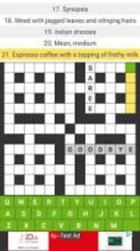 Classic Crosswords Puzzle Game游戲截圖2
