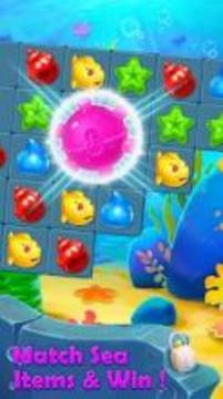 Fish Treasure Match 3游戲截圖1