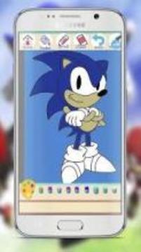 Coloring Book for Sonic Pages Hedgehog游戲截圖3