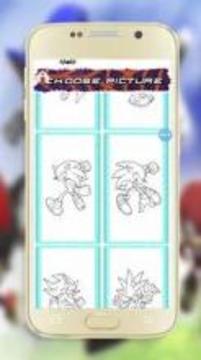 Coloring Book for Sonic Pages Hedgehog游戲截圖2