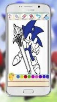 Coloring Book for Sonic Pages Hedgehog游戲截圖5