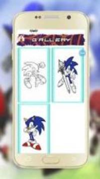 Coloring Book for Sonic Pages Hedgehog游戲截圖4
