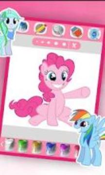 coloring my little pony mlp游戲截圖4