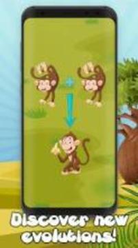 Monkey Clicker Evolution and Merge Game游戏截图4