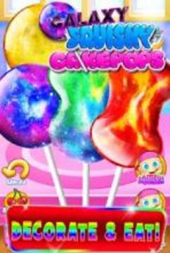 Galaxy Squishy Cake Pops - Kids Fun Dessert Food游戲截圖1