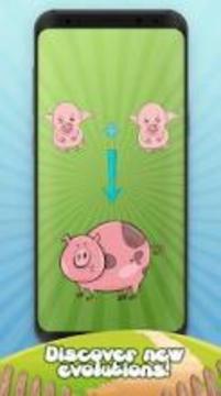 Pig Merge - Clicker Evolution Game游戏截图4