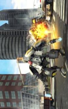 Robot World War Car Transform Crime City游戲截圖3