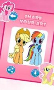 coloring my little pony mlp游戲截圖1