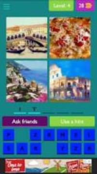4 Synonyms Equals 1 Word - Guess The Word Pic Quiz游戲截圖3
