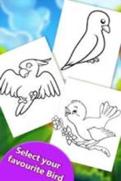 Birds Coloring Book 2018! Free Paint Game游戲截圖2