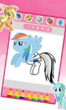 coloring my little pony mlp游戲截圖3