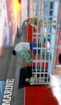 US Amry Incredible Monster: Prison Transport Game游戲截圖3
