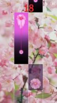 Pink Flowers Piano Tiles 2019游戲截圖4