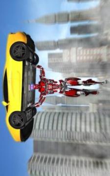 Robot World War Car Transform Crime City游戲截圖1
