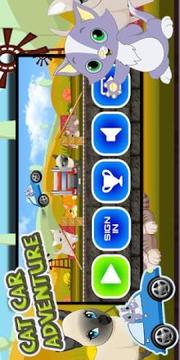 Cat Adventure - Racing Animal Car游戲截圖4