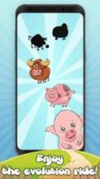 Pig Merge - Clicker Evolution Game游戏截图1