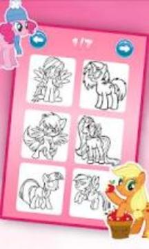 coloring my little pony mlp游戲截圖5