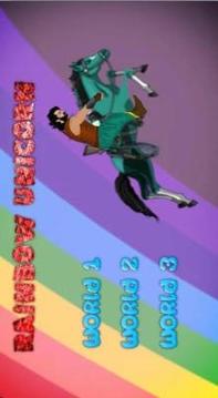 Rainbow unicorn run 2-ninja bahubali & zombie 3游戲截圖3