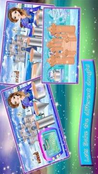 Ice Princess Castle Cake Maker游戲截圖2
