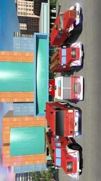 Fire Engine Truck Simulator 2018游戲截圖1
