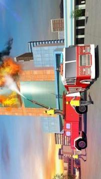 Fire Engine Truck Simulator 2018游戲截圖3
