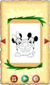 Coloring Book for mickey mouse游戲截圖1