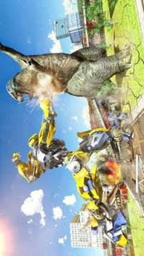 US Police Transform Robot Cop Wolf Attack 2018游戲截圖5