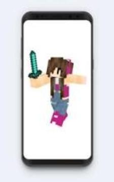 Julia Minegirl Skin For MCPE游戲截圖1
