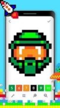 Pixasso No.Coloring - Coloring Book游戲截圖4