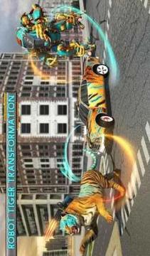 Robot Transforming Wild Tiger Game: Cheetah Games游戲截圖5